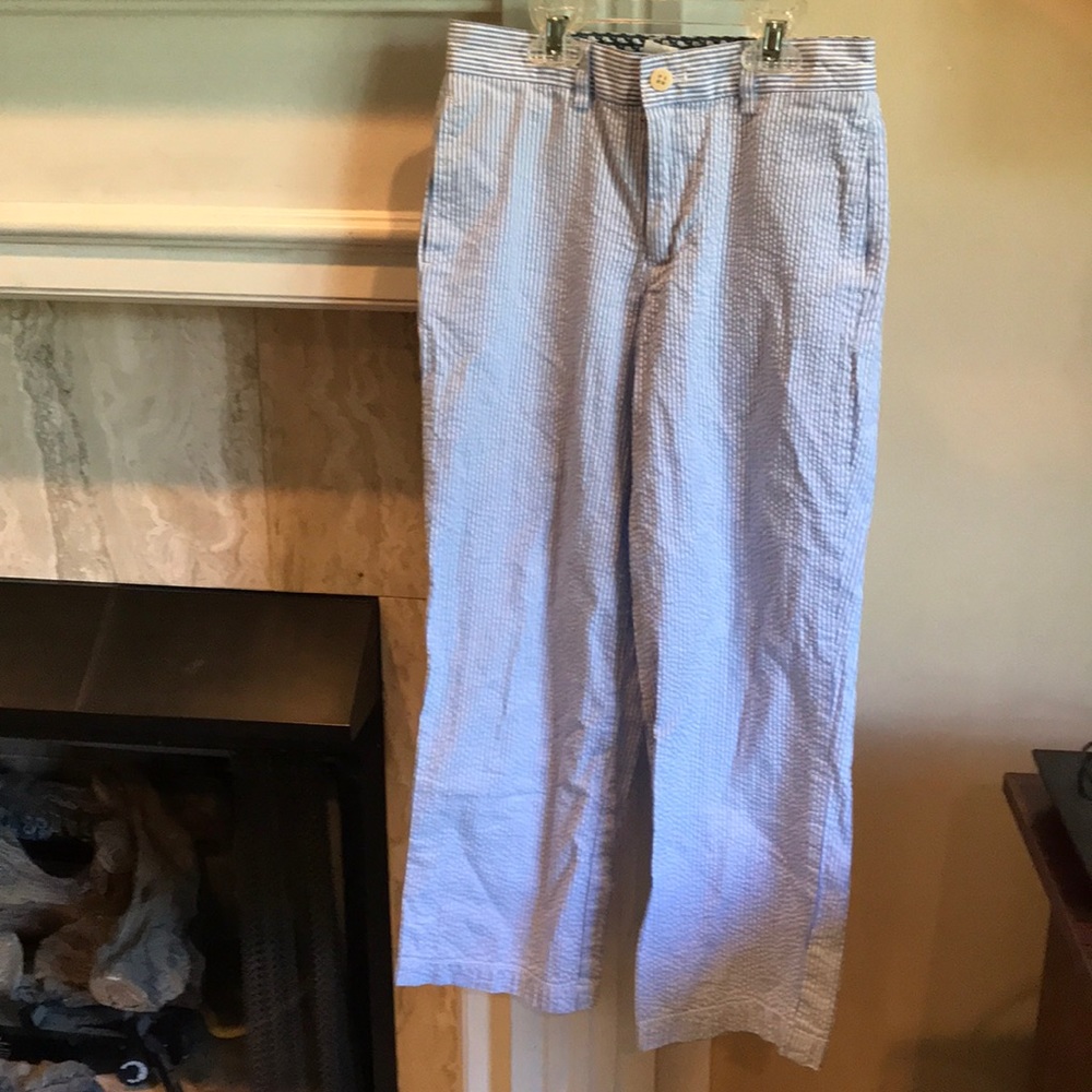 Vineyard Vines seersucker pants Size 8